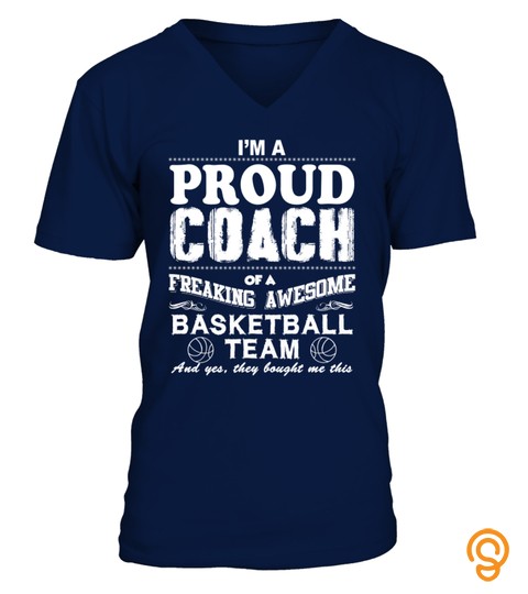 Proud Basketball Coach Shirt Gift For Basketball Coach T Shirt