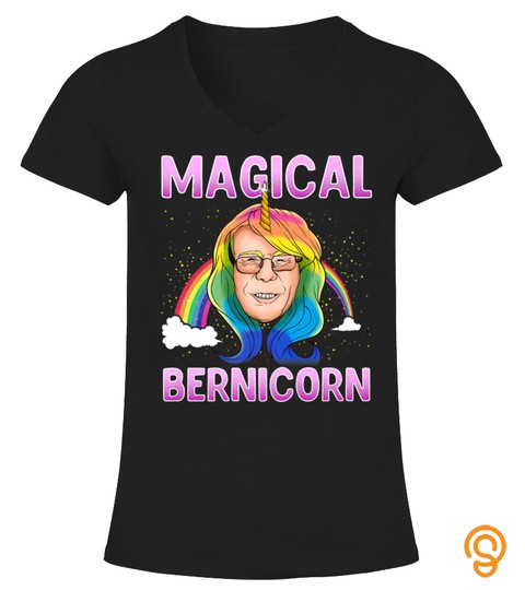 Vote Bernie Sanders Unicorn Tshirt 2020 Election Magical Tshirt   Hoodie   Mug (Full Size And Color)