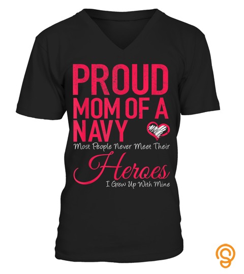 PROUD MOM OF AN ARMY NAVY T SHIRT