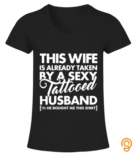 Sexy Tattooed Husband T Shirt  I Love Husband Shirt copy