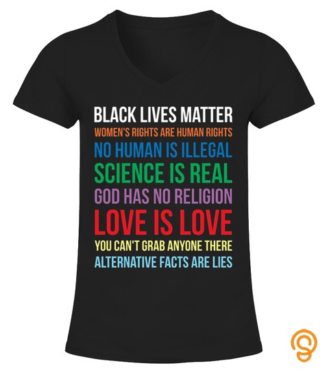 Black Lives Matter Women's Rights Shirt