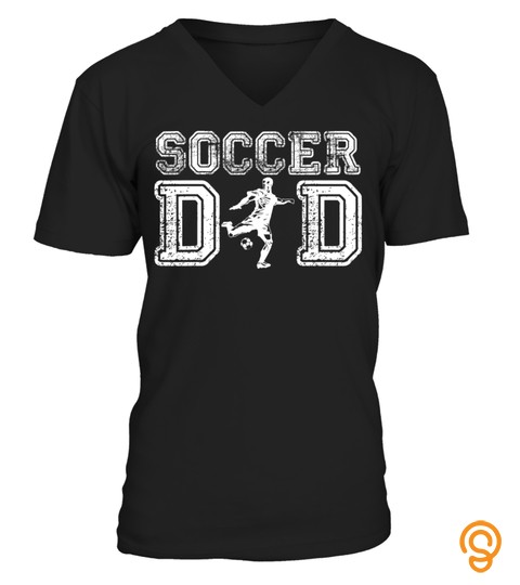 Vintage Soccer Dad Player Daddy Funny Father's Day Cool Gift T Shirt
