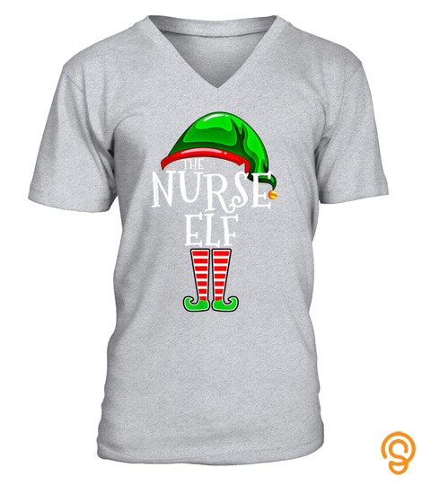 The Nurse Elf Family Matching Group Christmas Gift Funny T Shirt Shirt