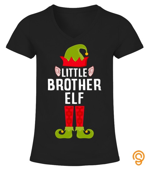 I'm The Little Brother Elf Funny Matching Family Group Christmas Xmas Gift