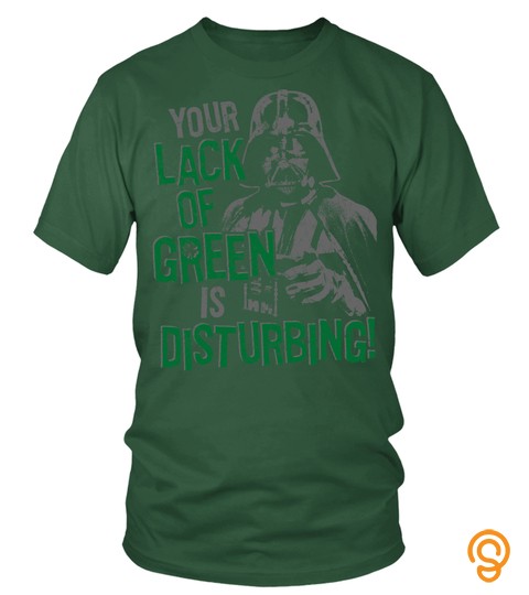 Star Wars Vader Lack Of Green St. Patrick's Graphic T Shirt