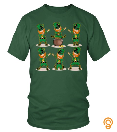 Dab Dabbing Leprechaun Saint Patrick's Day Irish Gift Shirts
