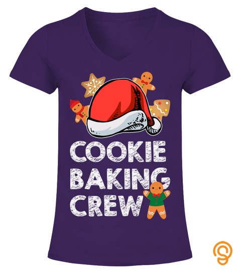 Cookie Baking Crew For Dark T Shirt