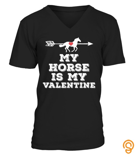 Horse Lover Valentines Day Shirt Girl Women Horse Tshirt   Hoodie   Mug (Full Size And Color)