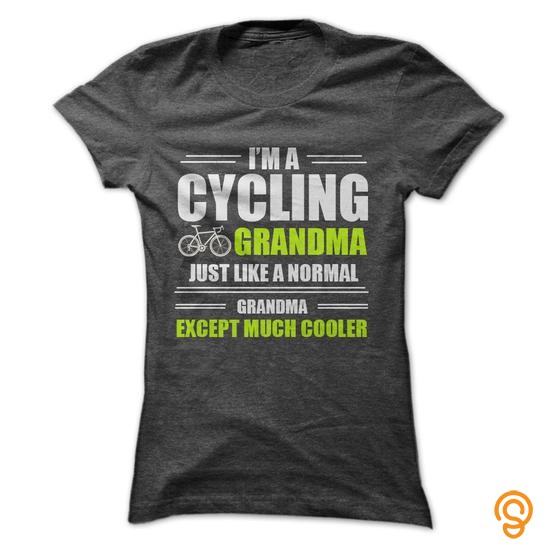 Adorable CYCLING GRANDMA T Shirts Wholesale