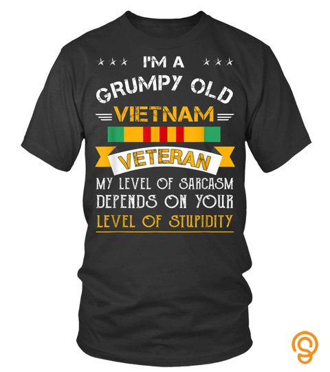 Grumpy Old Vietnam Veteran T Shirt