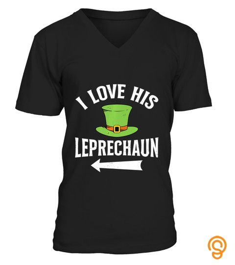 I Love His Leprechaun St. Patricks Day Couple Outfit Premium T Shirt