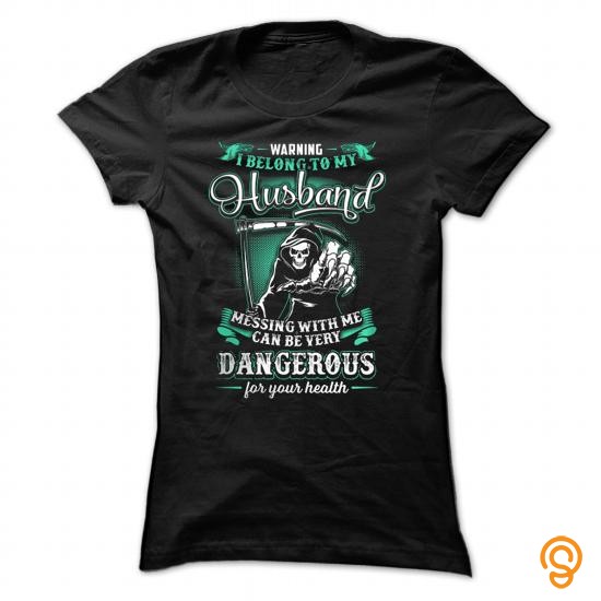 Name Brand WARNINGI Belong To My Husband T Shirts Size Xxl