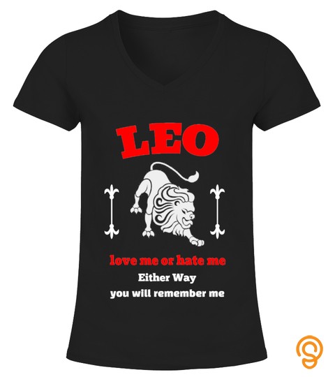 Leo horoscope astrology tshirt