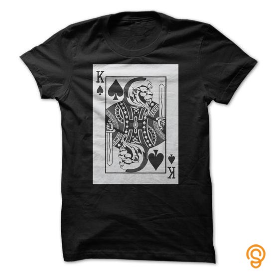 Comfortable LionKING card T Shirts Clothing Company