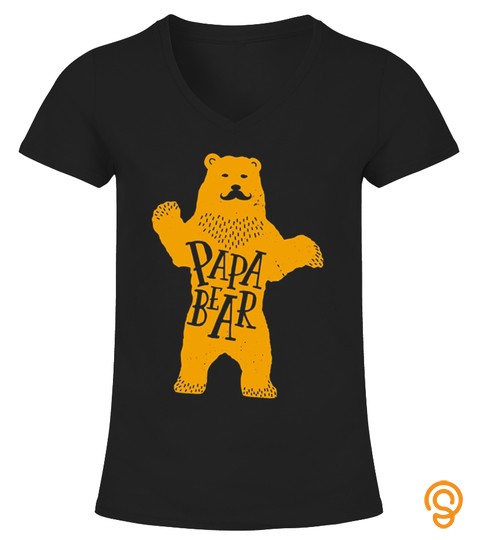 Papa Bear Father's Day Gift T Shirt