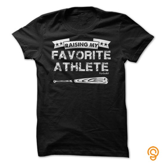 Flexible Raising my favorite baseball athlete T Shirts Apparel