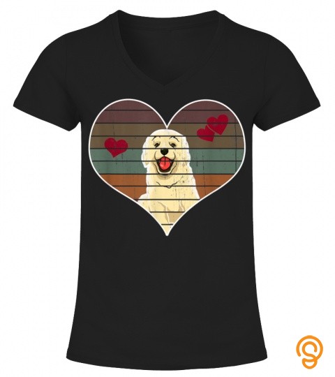 Golden Retriever Valentines Day Vintage Dog Lover Gift T Shirt