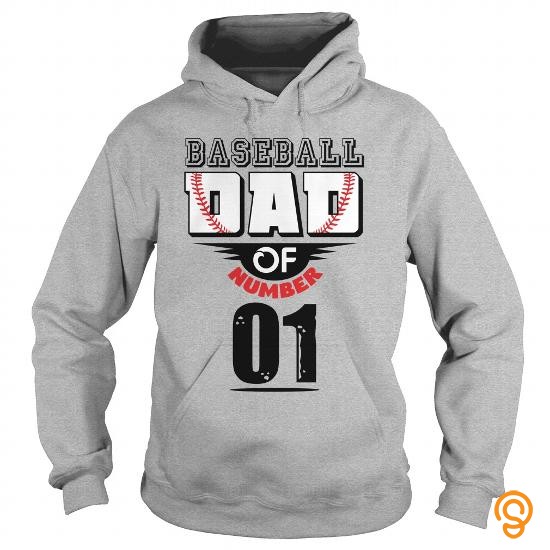 Designer Baseball dad of number 01 T Shirts Apparel