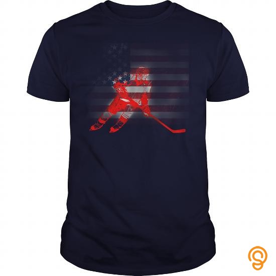 Affordable HOCKEY FLAG T Shirts Sayings Men