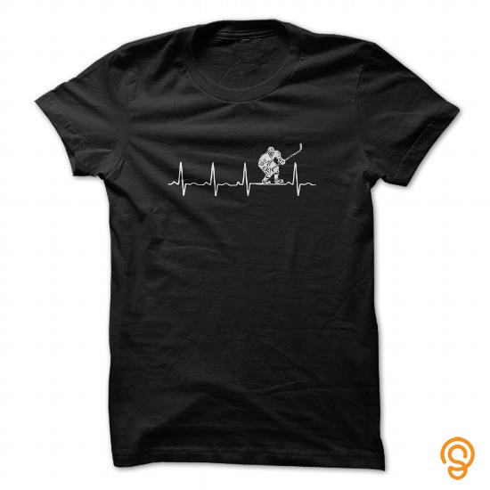 Classic Hockey Heartbeat Tee Shirts Shirts Ideas