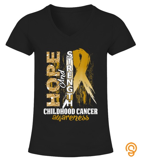 Childhood Cancer Awareness T Shirt Childhood Cancer Ribbon