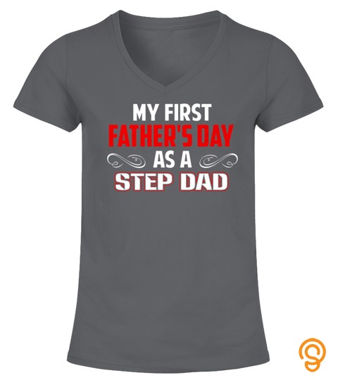 My First Fathers Day As A Step Dad Fathers Day Tshirt Premium TShirt