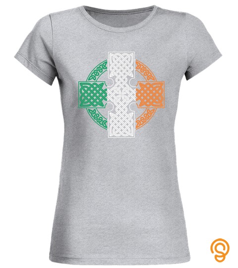 St Patrick's Day Celtic Cross Prayer Christian Gift Attire Premium T Shirt