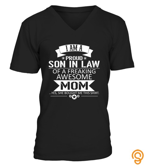 Proud Son In Law Of Awesome Mother In Law T Shirt