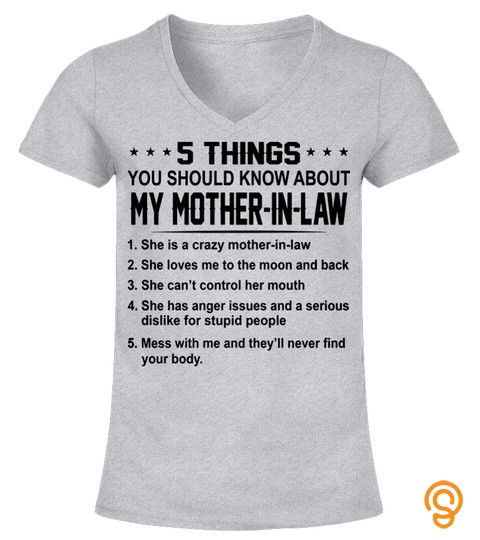 5 Things You Should Know About My Mother in law black