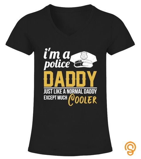 Police Daddy   Father's Day 2017 T Shirt