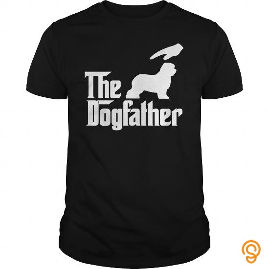 Reliable The DogFather Old English Sheepdog T Shirts Graphic