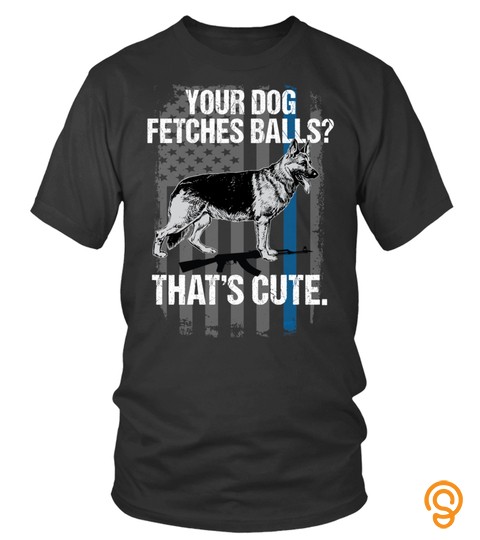 Dog Tshirt   Funny Police K9 Unit Dog Canine Hoodie Thin Blue Line Gift