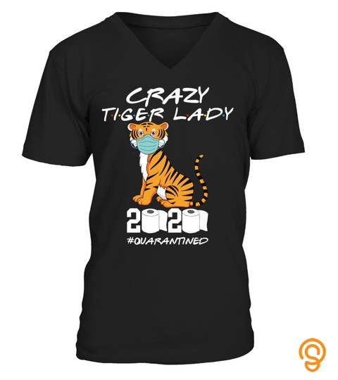 Crazy Tiger Lady Shirt Tiger King