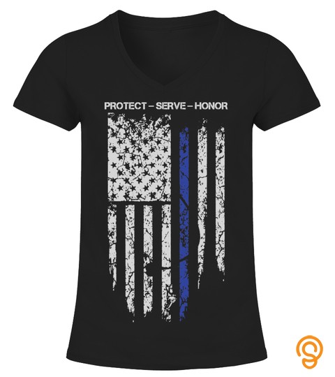 Thin blue line   Protect Serve Honor