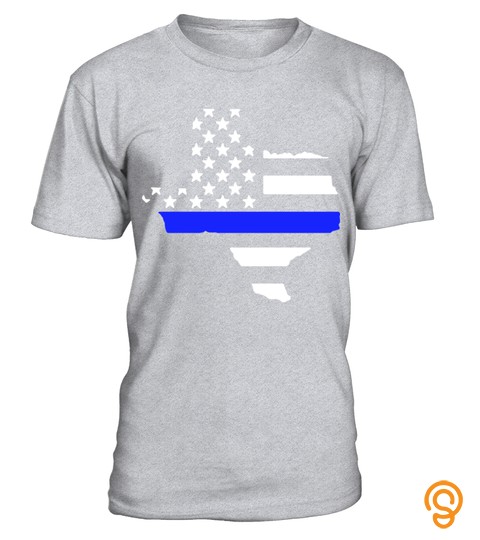 Texas Thin Blue Line Shirt T Shirt
