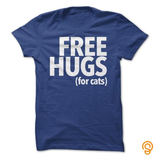 Decorative Free Hugs For Cats Tee Shirts Gift