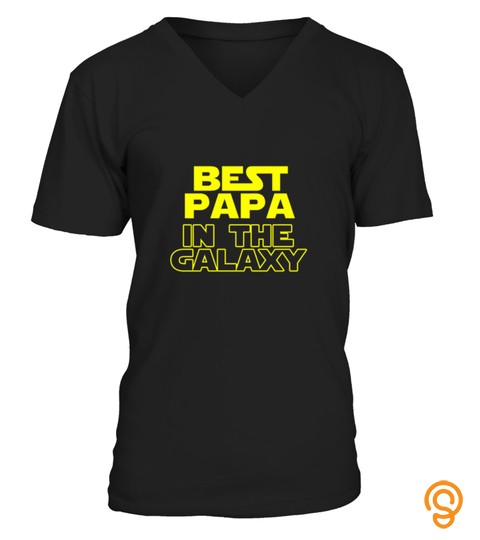Best Papa In The Galaxy Funny Star Wars T Shirt