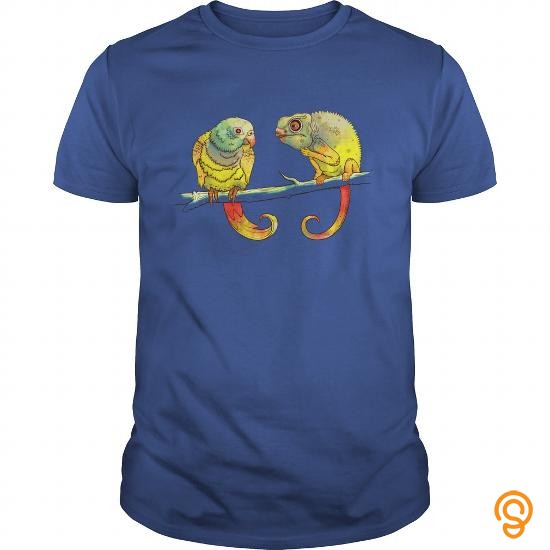Engineered Parrot And Gecko T Shirts Buy Now