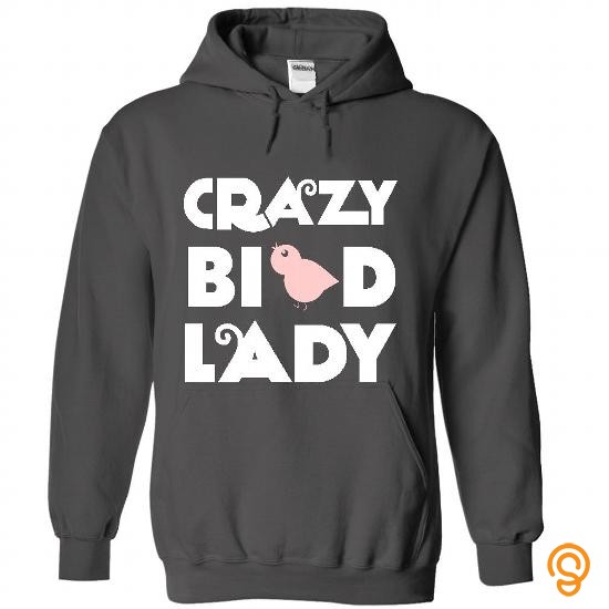 Cushioned Crazy Bird Lady 4 T Shirts For Sale