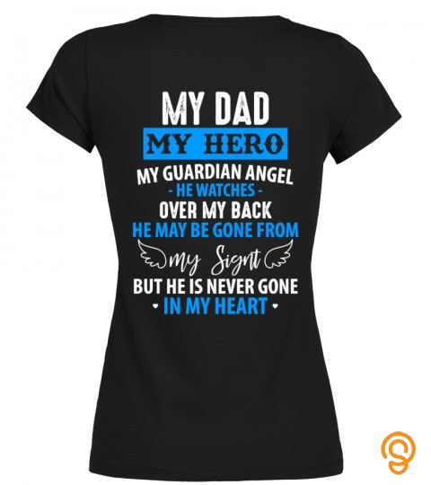 My dad, my hero my guardian angel he wathces over my back he may be gone from m…