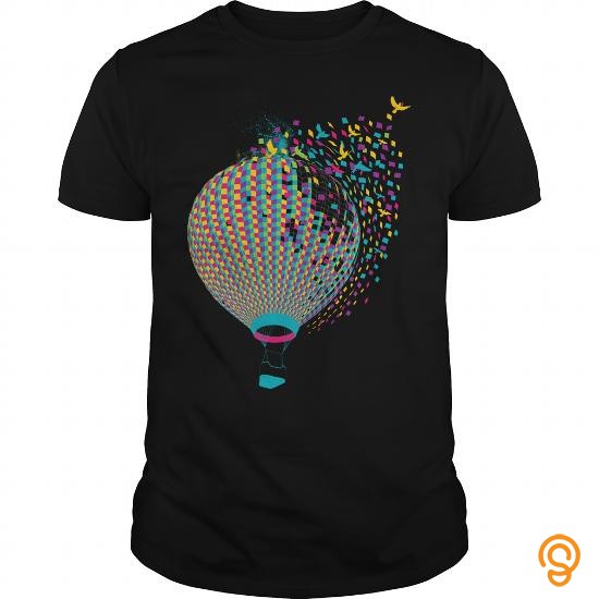 Tailored Coloring Hot air Balloon T Shirts Buy Now