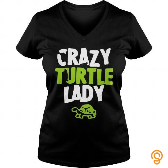 Relaxed crazy turtle lady T Shirts Design
