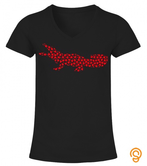 Alligator Lover Valentine Gift T Shirt