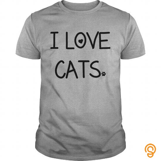 Soft I love Cats Kids Shirts Kids TShirt Tee Shirts Saying Ideas