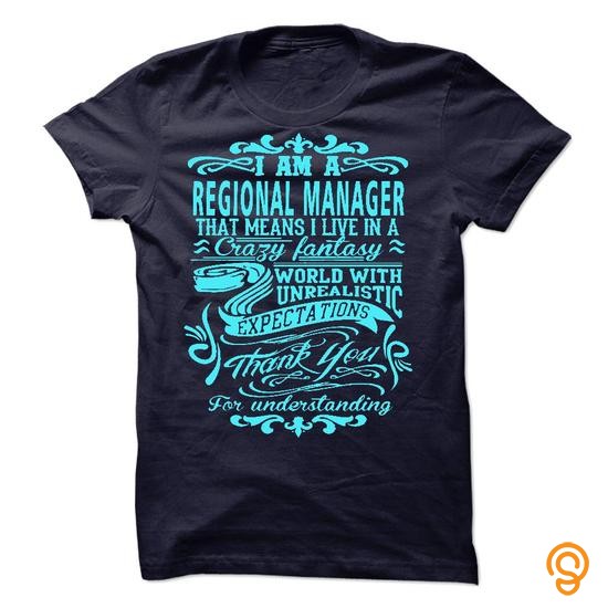 Comfy I am a Regional Manager Tee Shirts Buy Now