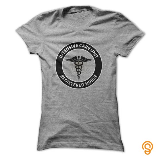 Efficient Nurse Shirt RN ICU T Shirts For Sale