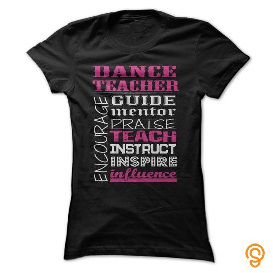 Plush Awesome Dance Teacher Shirt T Shirts Gift