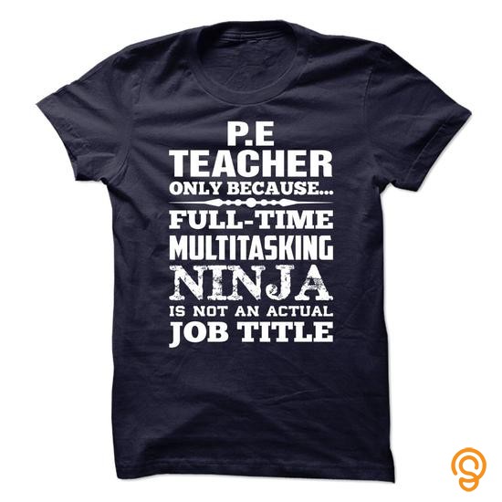 Dapper Proud Be A P.E TEACHER T Shirts Graphic