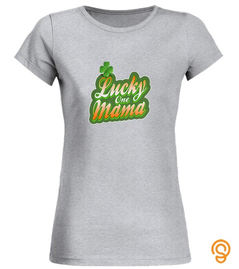 Womens Womens One Lucky Mama Pregnancy St Patricks Day Green Premium T Shirt