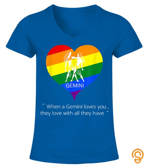 Gemini Lgbt Valentine'S Day T Shirt